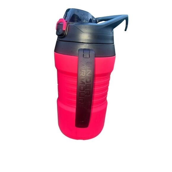 Under Armour playmaker hot pink black 64oz water jug bottle fence hook - Picture 2 of 5
